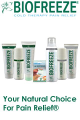We are an authorized BIOFREEZE dealer